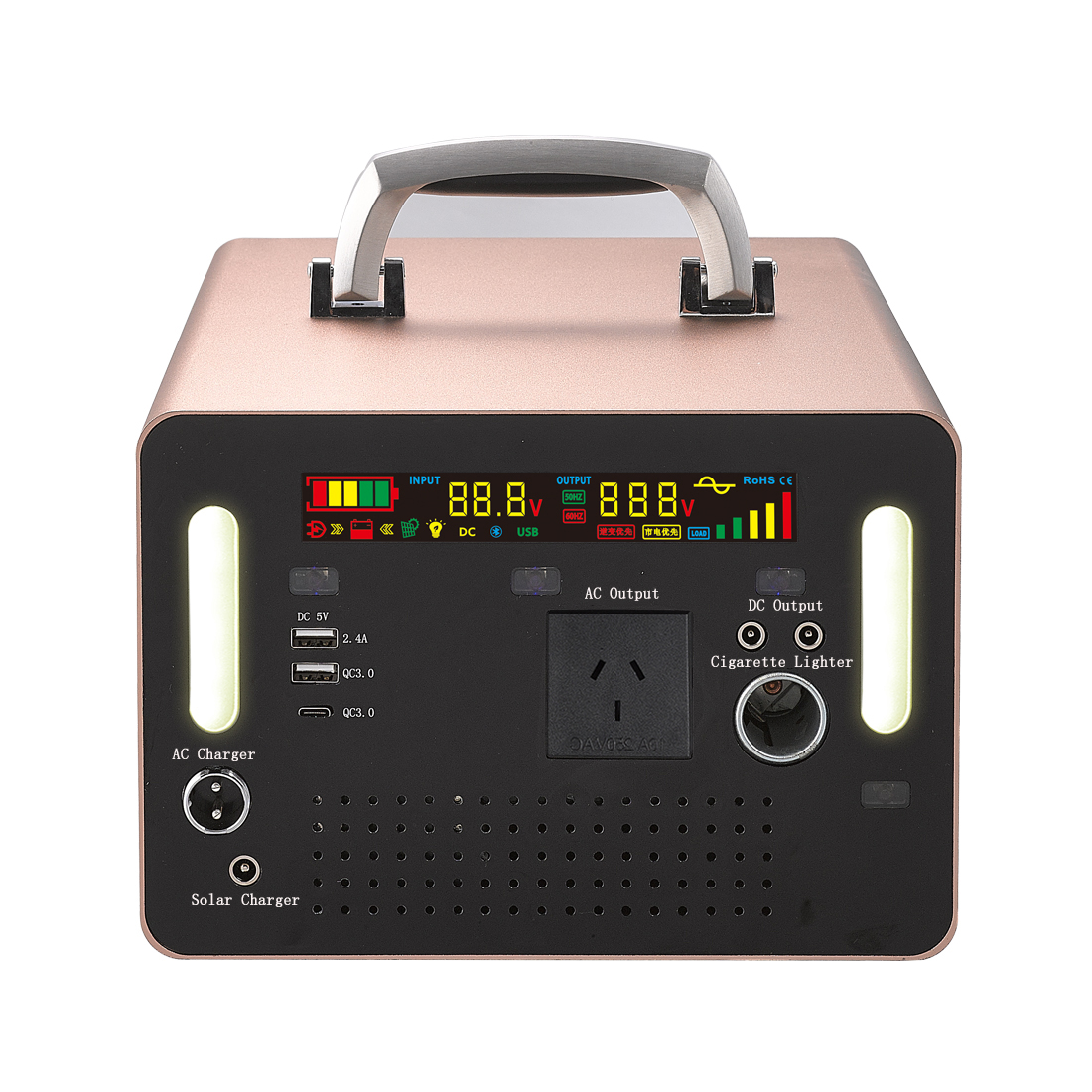 1000W Portable Power Bank DC/AC 120V Output USA Socket Factory
