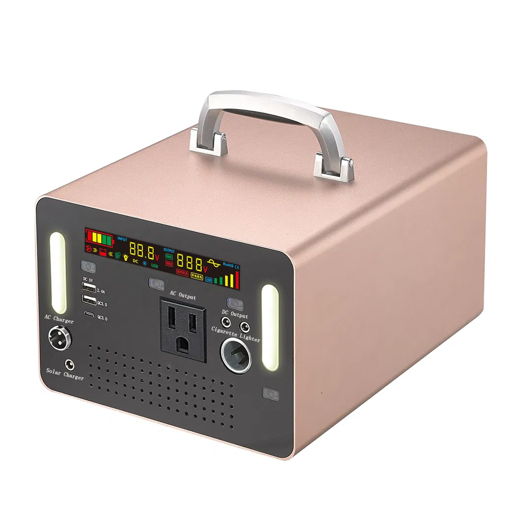 1000W Portable Power Bank DC/AC 120V Output USA Socket Factory
