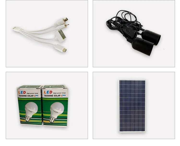 1000W Solar off Grid Home Lighting System Solar Powered Electric Generator