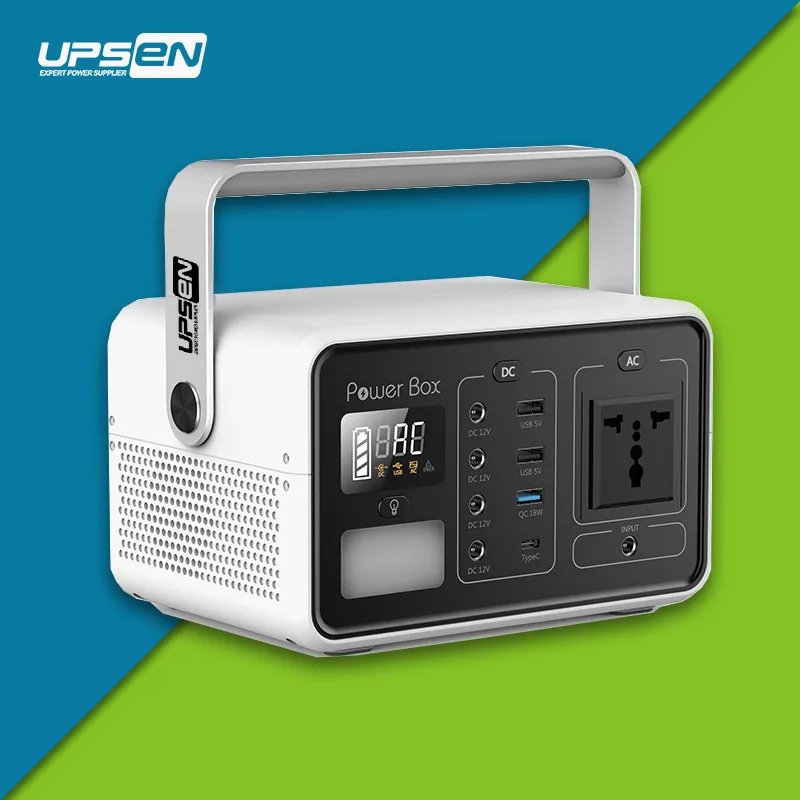 200W Portable Solar Generator Energy Storage Power Station Powerbank for Home Camping Emergency
