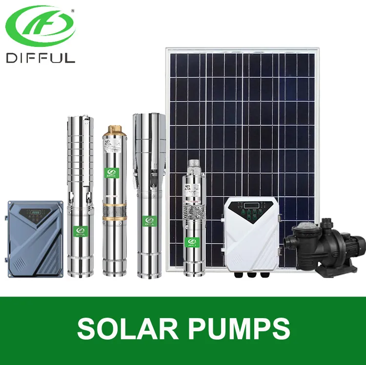 36V 210W 77m Submersible Vertical Water Pump with Screw for Agriculture Irrigationn