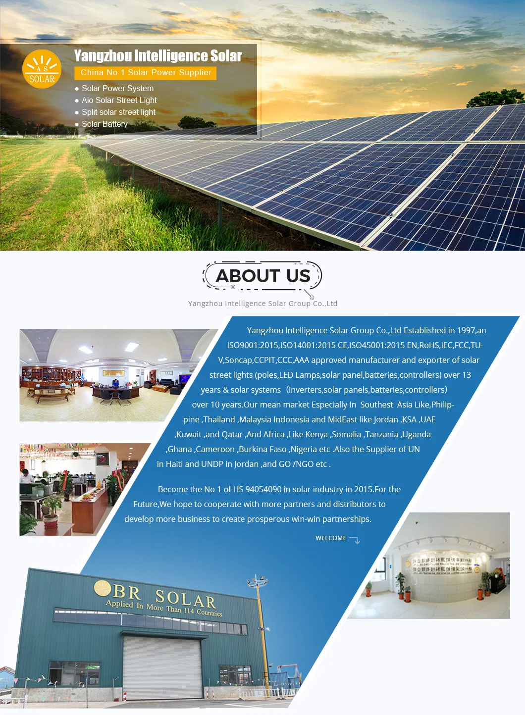 48V LiFePO4 Lithium-Ion Battery Energy Storage Solar Panel Solar Power System
