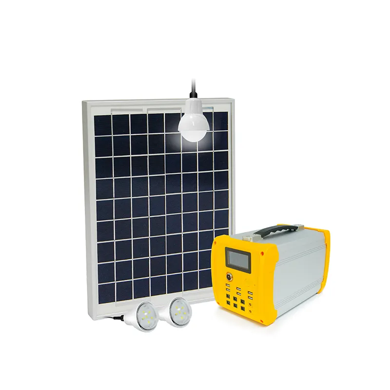 50W Can Ran DC TV and Fan Solar Home System