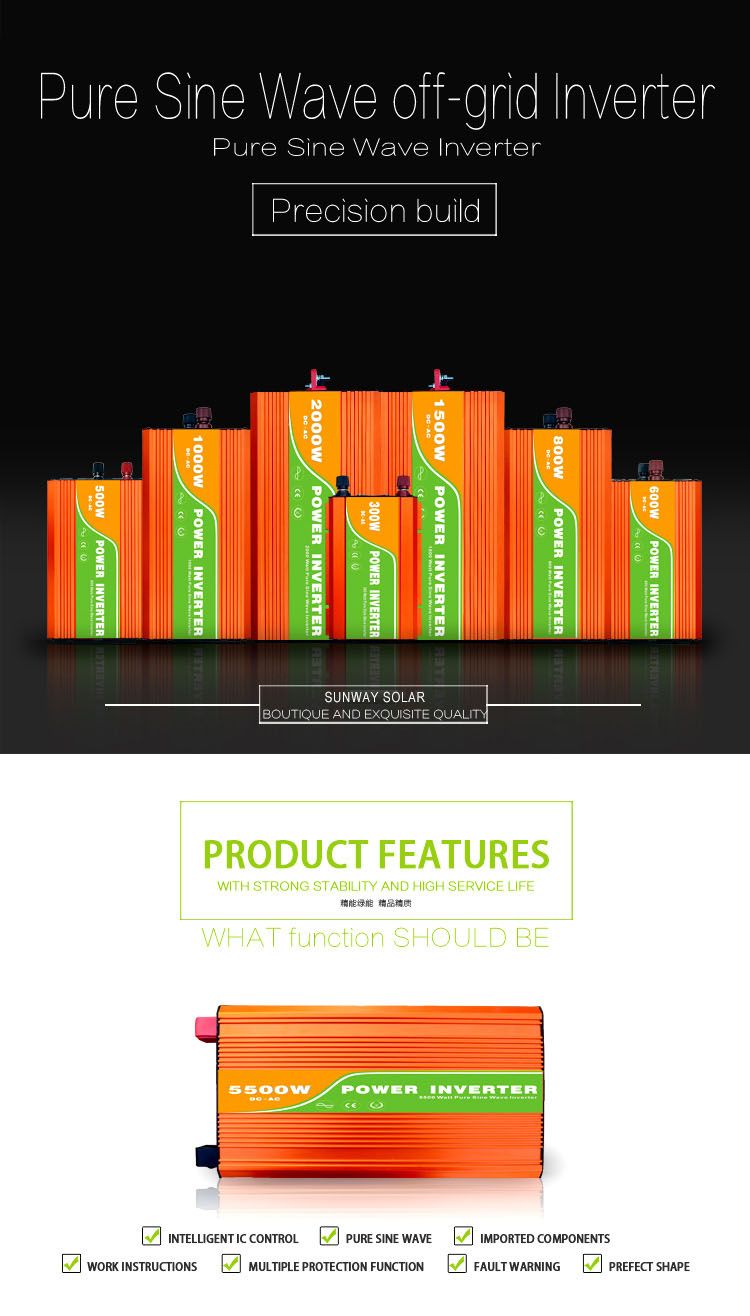 5500W off Grid High Frequency Solar Inverter