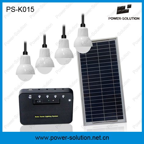 8W Solar Home System 5.6ah Rechargeable Battery 2watt High Lumen Lighting Kits