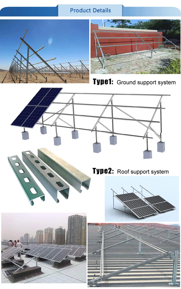 Aluminium Solar Panel Rack BIPV Solar Roof in Roof PV Mounting System