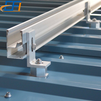 Aluminium Solar Panel Rack BIPV Solar Roof in Roof PV Mounting System