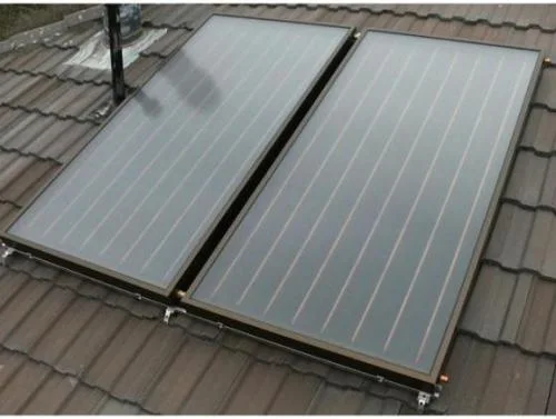 Anti-Corrosion Flat Plate Solar Collector Panel with Selective Blue Sputtering Absorber