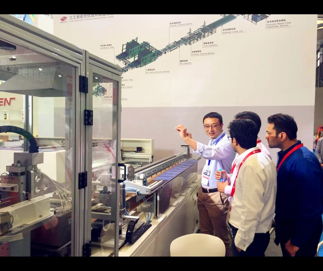 Argus Flexible Solar Panel Available Energy System 3MW 6MW Solar Panel Production Line