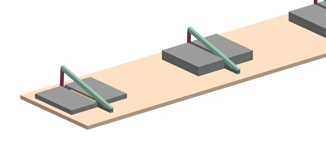 Ballasted Roof Mount Tripod Solar Adjustable Rack System PV Mounting Structure Roof