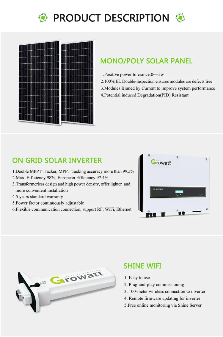 Bluesun High Efficiency Planets Solar System on Grid Price 10kw 11kw 12kw 13kw 14kw 15kw