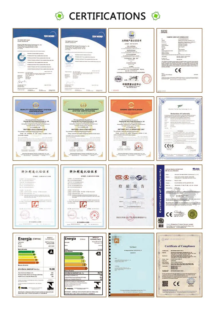 Bluesun High Efficiency Planets Solar System on Grid Price 10kw 11kw 12kw 13kw 14kw 15kw