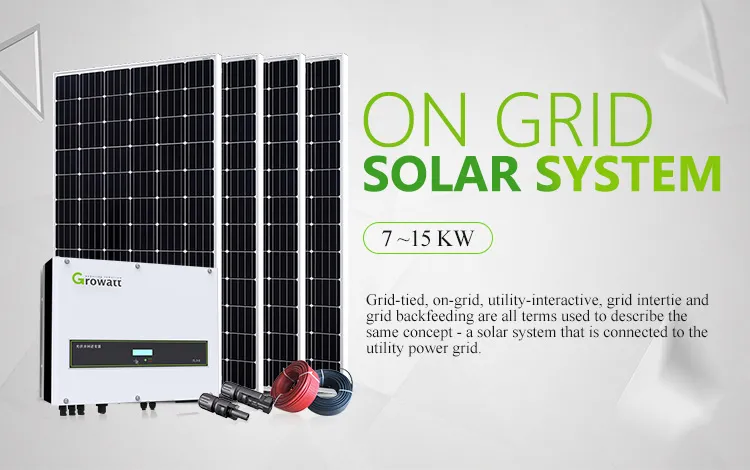 Bluesun High Efficiency Planets Solar System on Grid Price 10kw 11kw 12kw 13kw 14kw 15kw