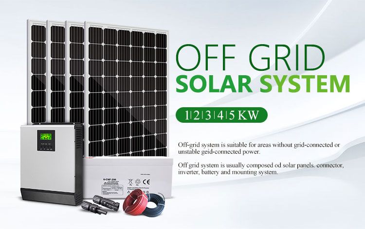 China Home 3000W Solar Panels Systems 1kw 2kw 3kw Solar Home Lighting System