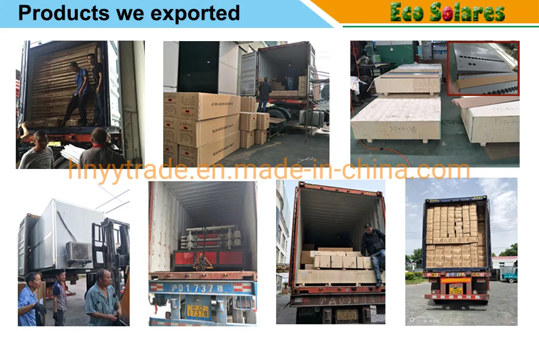 Chinese Real Manufacturer Low Cheapest Price High Quality Good Service Solar Project Mainfold Vacuum Tubes Non Pressure Solar Water Heaters with Spare Parts