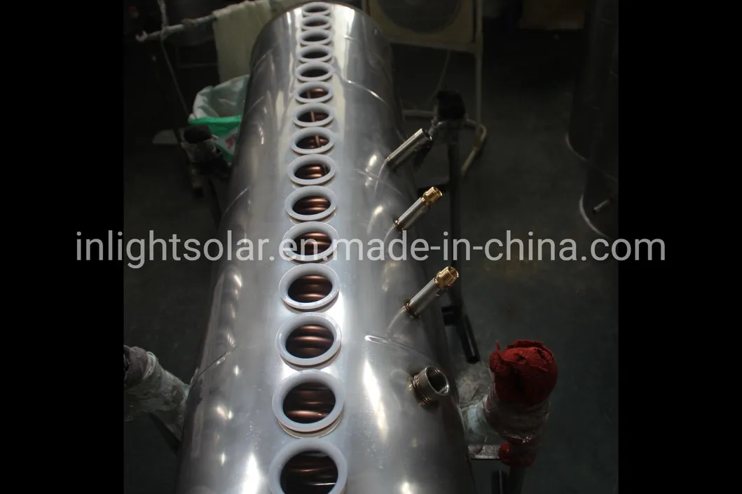 Compact Pressure Solar Boiler with Copper Coil