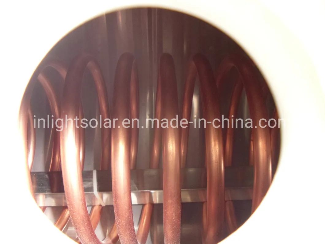Compact Pressure Solar Boiler with Copper Coil