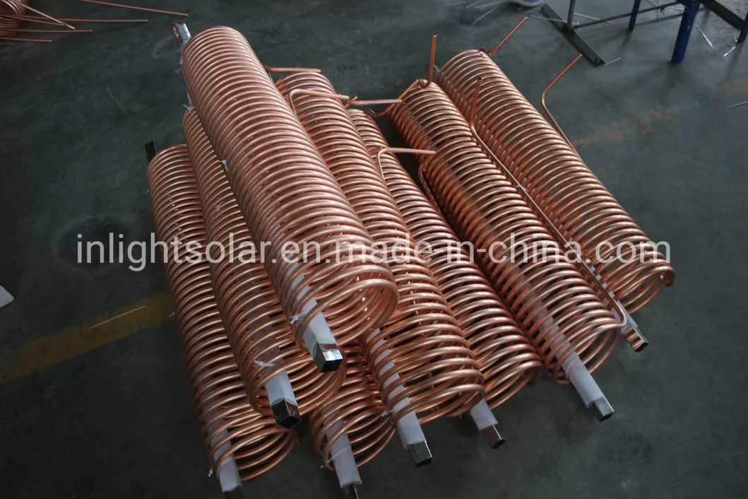 Compact Pressure Solar Boiler with Copper Coil