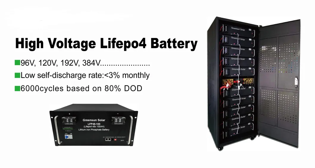 Container Lithium Battery 48V 1000ah 2000ah Ess Storage Power 100kwh 150kwh 200kwh Batteries with BMS