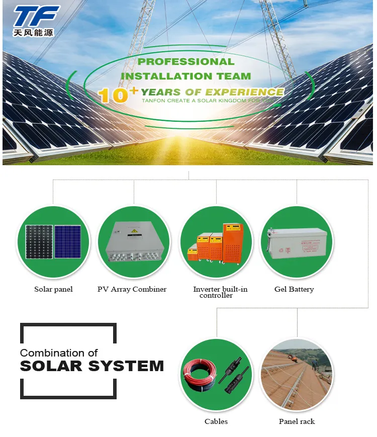 Directly Supply From Foshan Factory Ground Cost 3000W Solar Power System Home with Ce RoHS UL