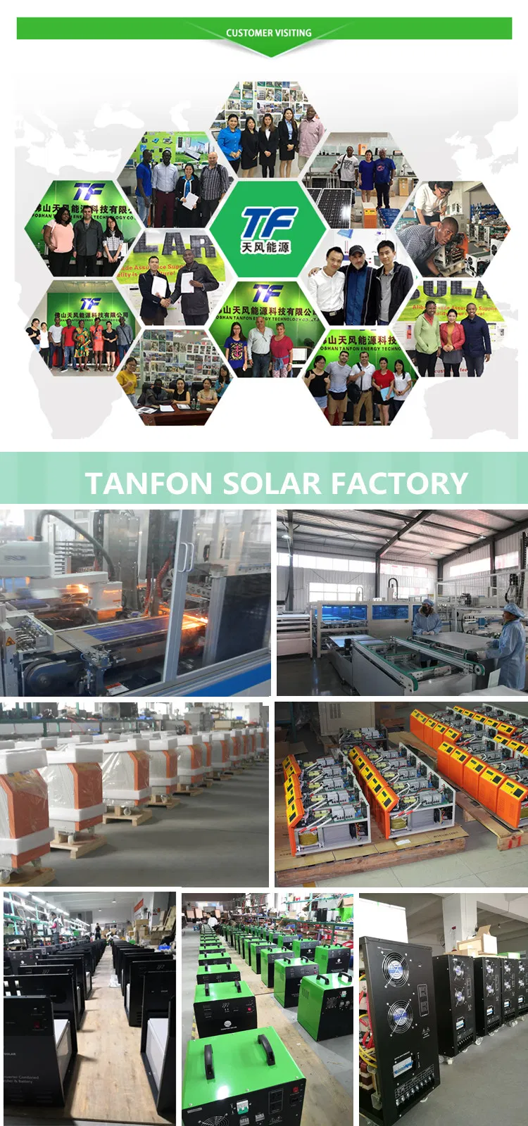 Directly Supply From Foshan Factory Ground Cost 3000W Solar Power System Home with Ce RoHS UL