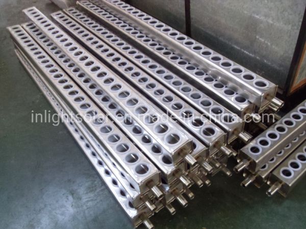 Evacuated Tube Non Pressure Manifold Solar Collector