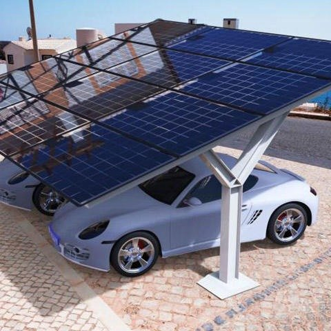 Factory Directly Sell Solar Panel Carport HDG Steel Structure
