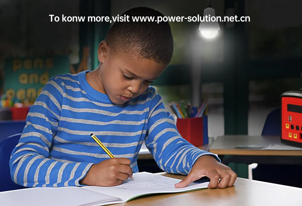 Fan and TV Rechargeable 12V/13000mAh CE RoHS Solar System Home Lighting