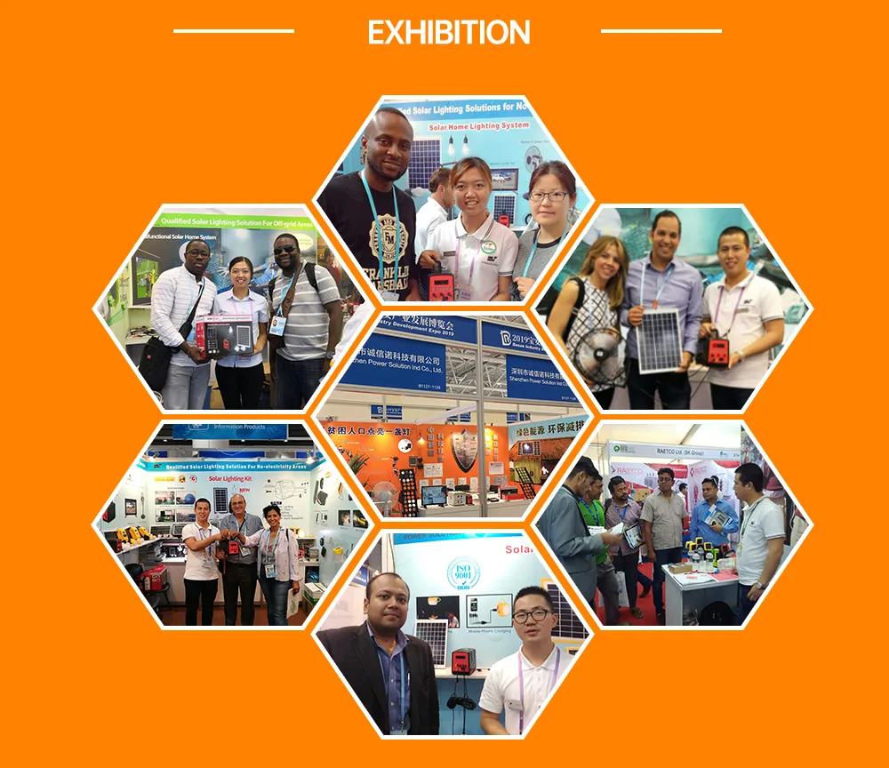 Fan and TV Rechargeable 12V/13000mAh CE RoHS Solar System Home Lighting