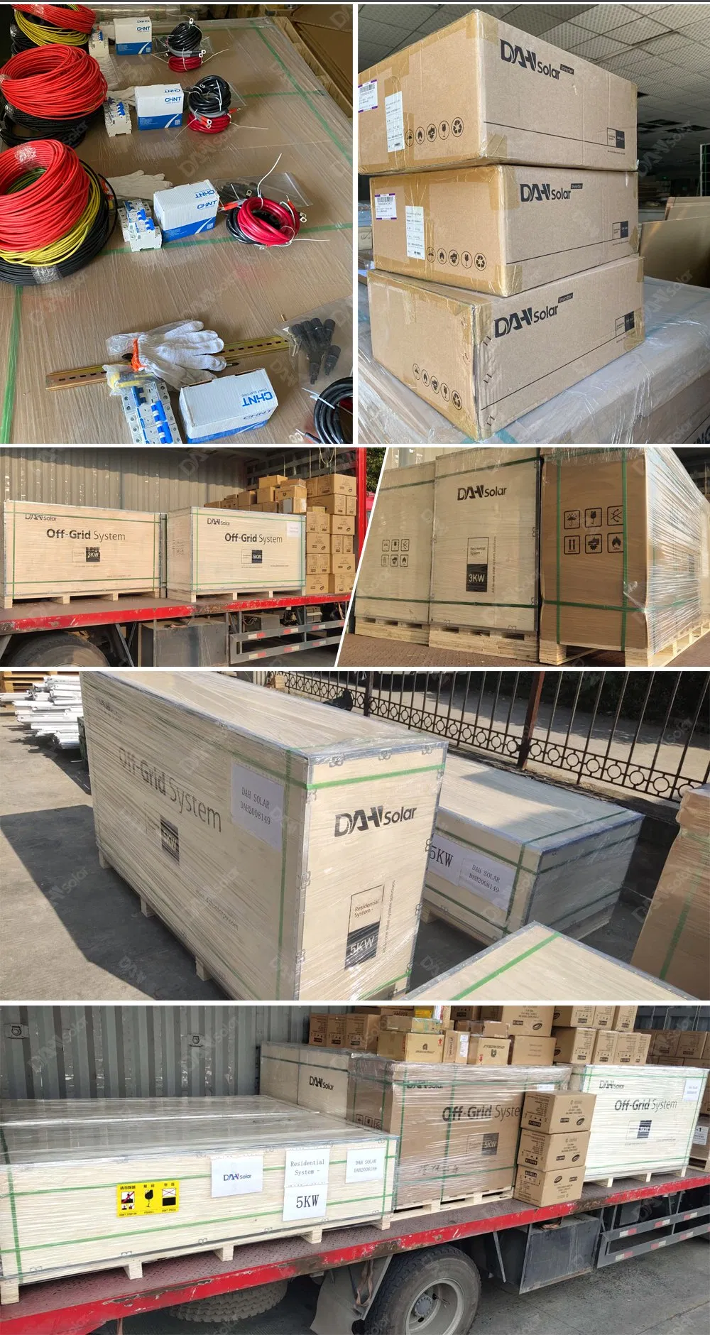 Home Use on Grid Tie 6000W 7000W 8000W 9000W 10000W Solar Panel Energy System