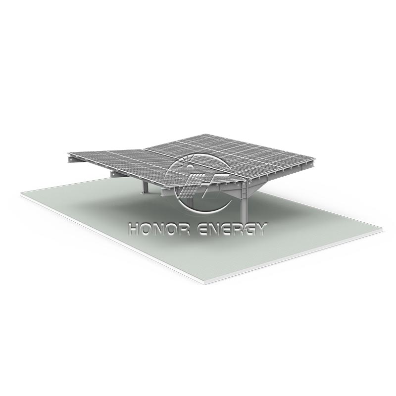 Double Wing Solar Carport Mount