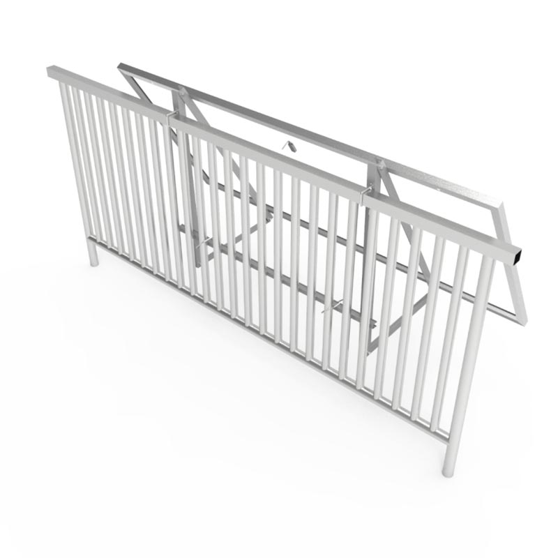 Triangle balcony pv mounting structure