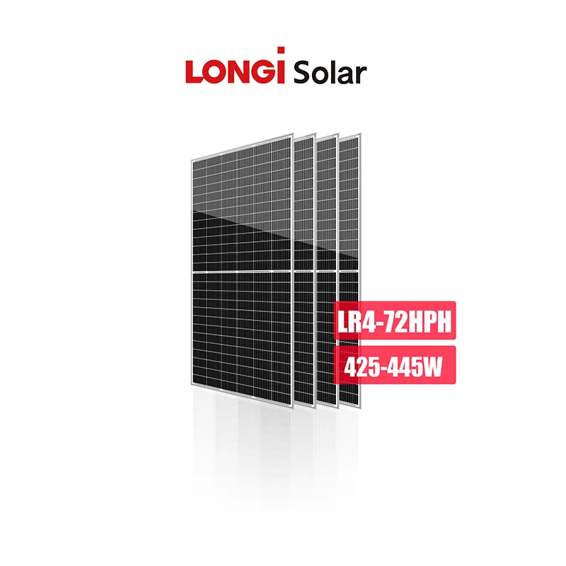 Longi Solar Panels 450W Mono Half Cut Solar Energy System Panels