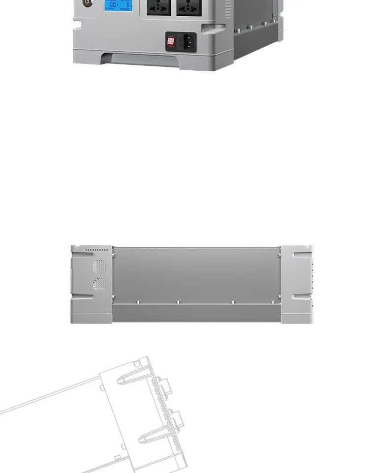Low Charge and Discharge Losses 5 Years Warranty Life Po4 Battery Pack with 1.1kw Inverter