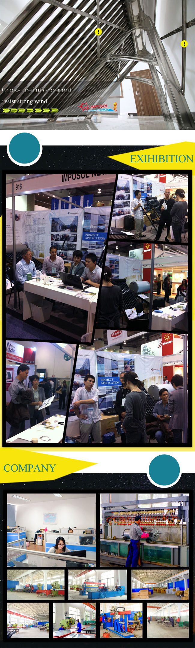 Low Cost No Pressurized Solar Water Heater 80L