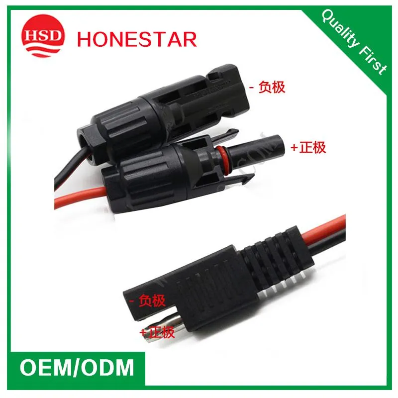 Mc4 Photovoltaic Connector SAE Cable