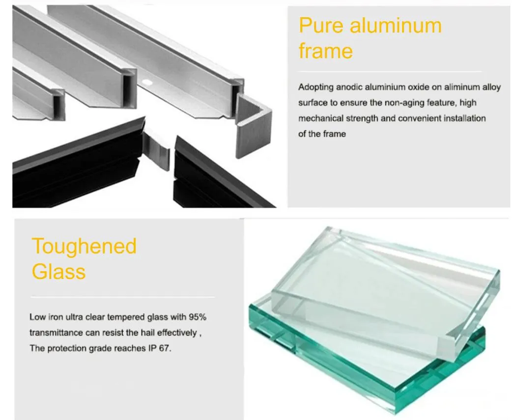 Mono 340W Half Cells Solar Panel PV Module with TUV&CE