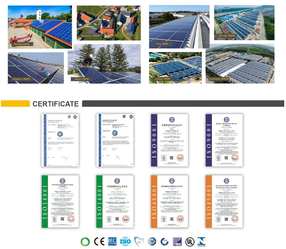 Mono 340W Half Cells Solar Panel PV Module with TUV&CE