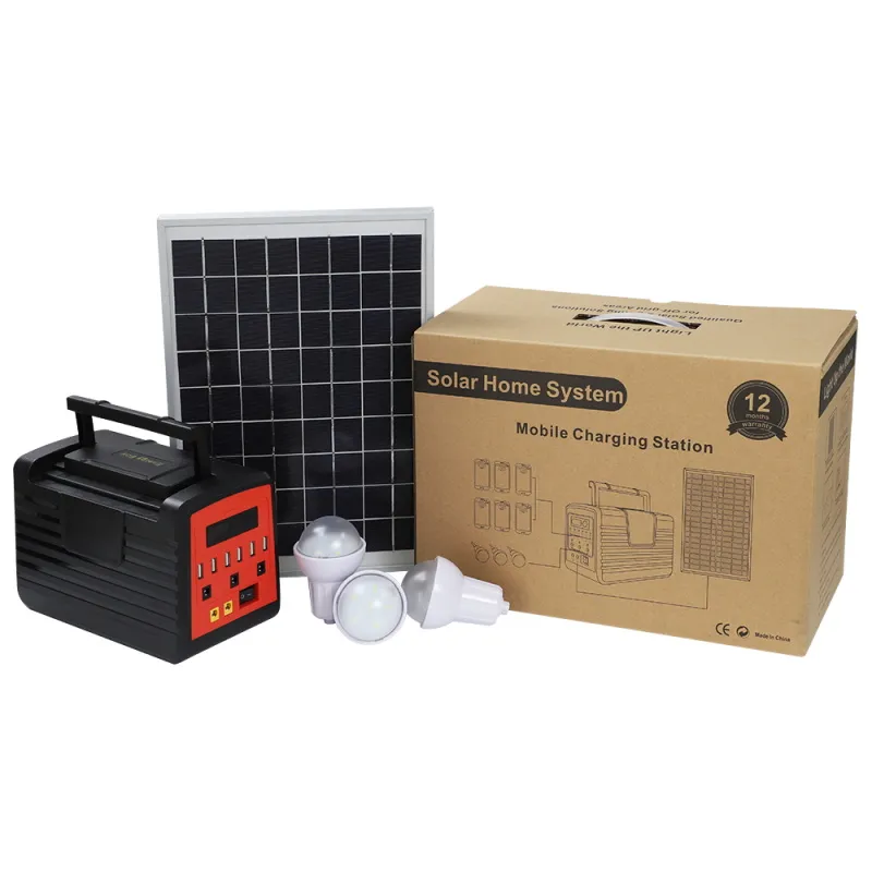 Multi Solar Power System Home Lighting System with 19 Inch TV for Family Watching Solar Energy System