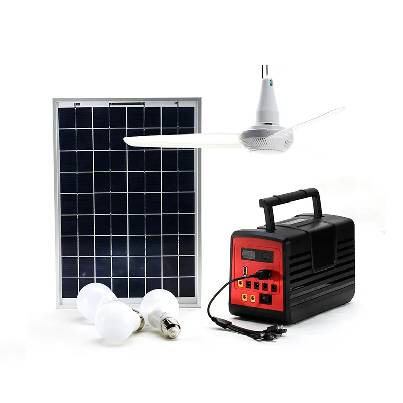 Multi Solar Power System Home Lighting System with 19 Inch TV for Family Watching Solar Energy System