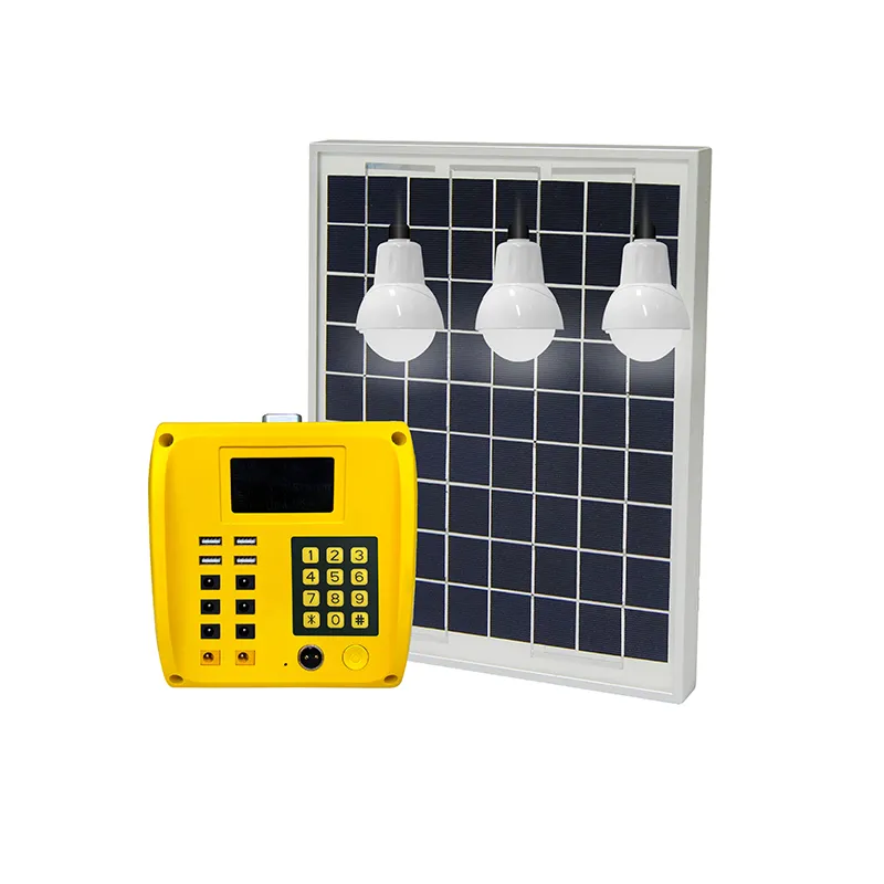 New 50W Solar Home System Run DC TV and Fan