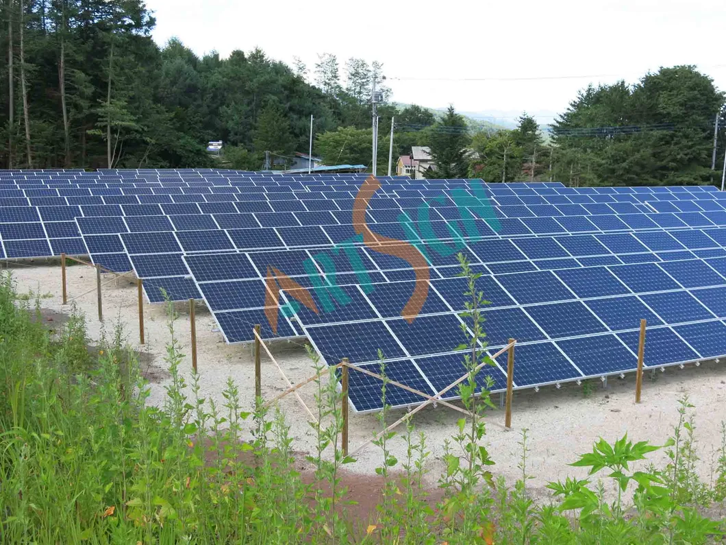 PV Solar Ground Mounting Bracket Hop Dipped Galvanized Pipe