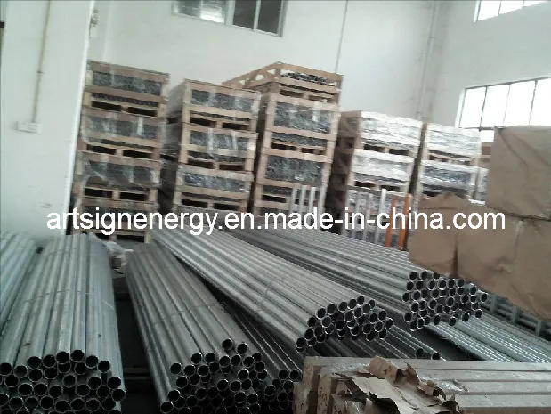 PV Solar Ground Mounting Bracket Hop Dipped Galvanized Pipe