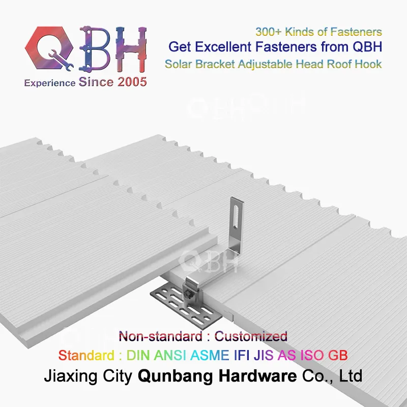 Qbh Customized Adjustable Environmentally-Friendly Roof Roofing Photovoltaic PV Solar Power Energy Panel System Rack Bracket for Car Parking Lot