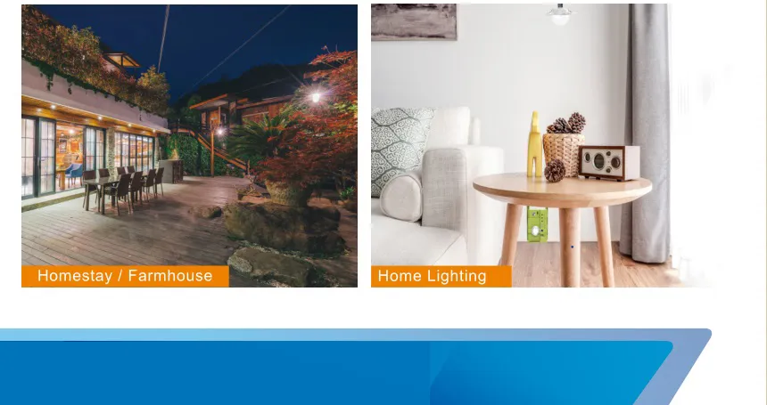 Rechargeable LED Home Lighting Solar Power System for Camping