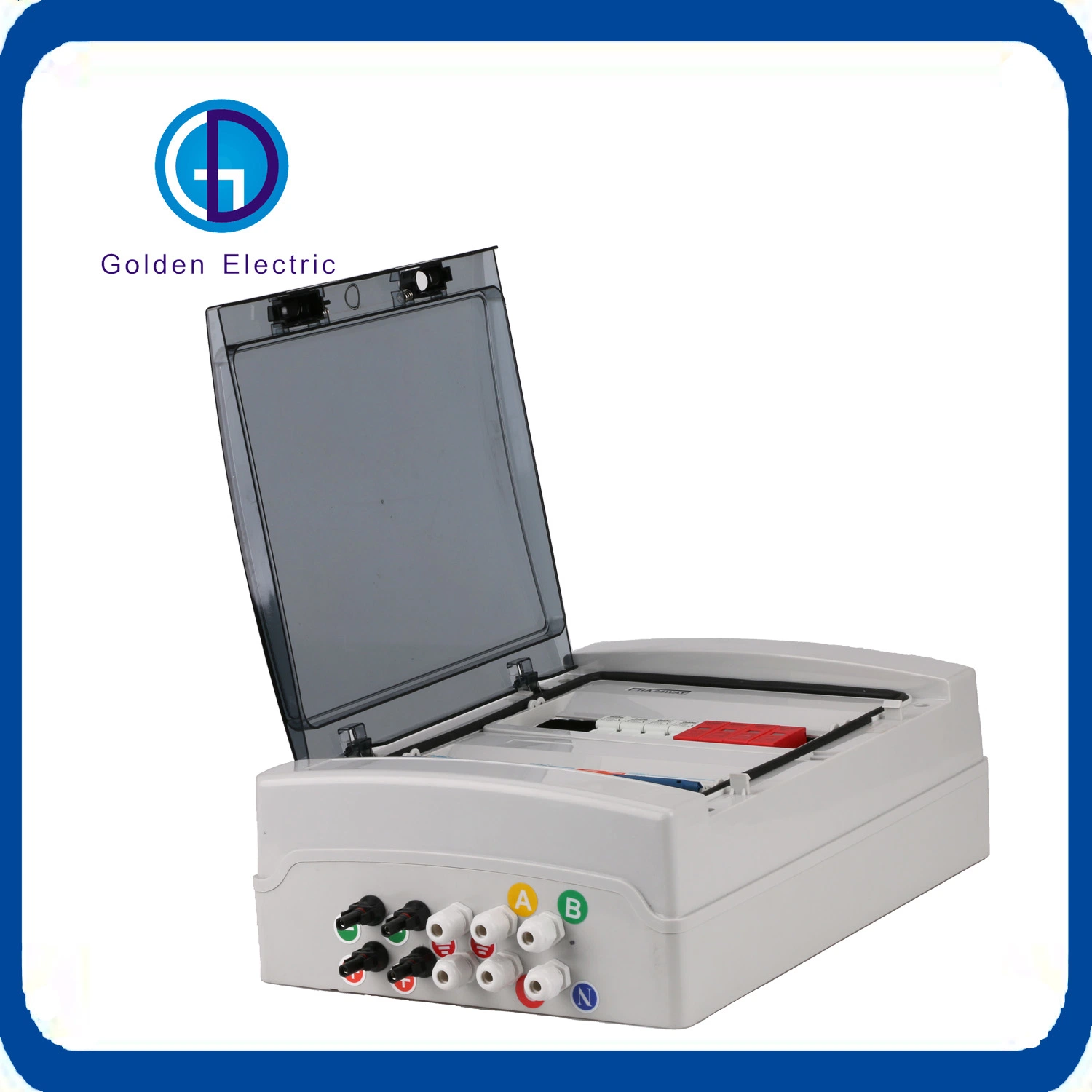 Simple Plastic Type Photovoltaic System Solar System Switch Box Combiner Box PV Array Protect Cabinet