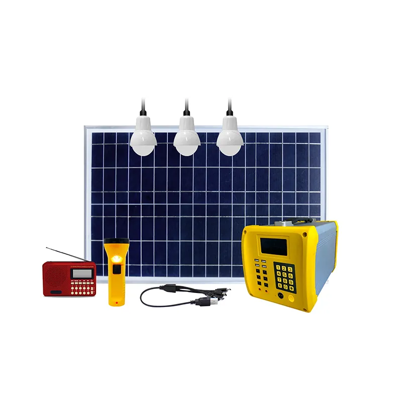 Solar Home System Can Ran DC TV and Fan