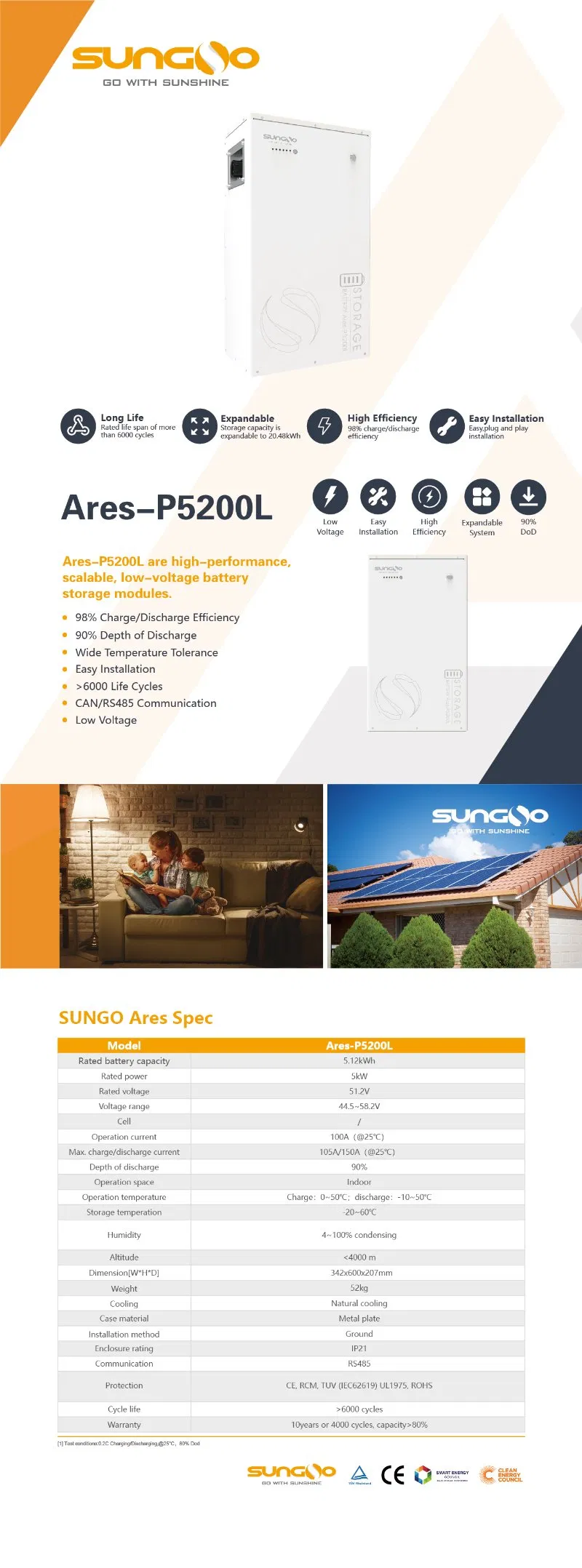 Sungo Solar Energy Storage Integrated System for Home